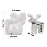 Molde Silicona suave 3D Alce Navideño